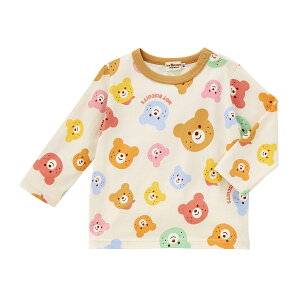 【ミキハウス公式ショップ】ミキハウス ホットビスケッツ mikihouse 長袖Tシャツ<80cm・90cm・100cm・110cm・120cm> ベビー服 キッズ 子供服 こども 男の子 女の子 トップス 長そで