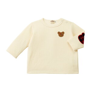 【30日限定ポイント5倍!】【ミキハウス公式ショップ】ミキハウス ホットビスケッツ mikihouse 長袖Tシャツ<70cm・80cm・90cm・100cm・110cm> ベビー服 キッズ 子供服 こども 男の子 女の子 トップ