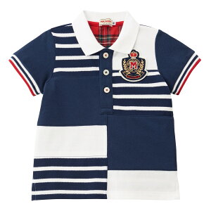 【アウトレット】【ミキハウス公式ショップ】ミキハウス mikihouse 半袖ポロシャツ(80cm・90cm・100cm)ベビー服 キッズ 子供服 男の子 半そで カノコ