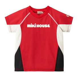 【アウトレット】【ミキハウス公式ショップ】ミキハウス mikihouse ロゴ半袖Tシャツ（80cm-130cm）ベビー服 キッズ 子供服 こども 男の子 女の子 ロゴ ペア リンクコーデ