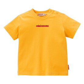 【ミキハウス公式ショップ】ミキハウス mikihouse 半袖Tシャツ（70cm-150cm）ベビー服 キッズ 子供服 こども 男の子 女の子 半そで ロゴ ペア リンクコーデ
