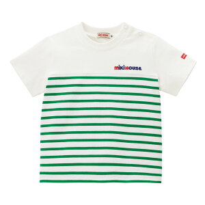 【アウトレット】【ミキハウス公式ショップ】ミキハウス mikihouse 半袖Tシャツ(80cm-150cm)ベビー服 キッズ 子供服 こども 男の子 女の子 半そで ロゴ ペア リンクコーデ