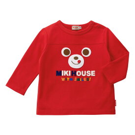 【ポイント5倍！27日 1:59まで】【ミキハウス公式ショップ】ミキハウス mikihouse 長袖Tシャツ（80cm・90cm・100cm）ベビー服 キッズ 子供服 こども 男の子 女の子 トップス 長そで