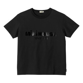 【ミキハウス公式ショップ】ミキハウス mikihouse 半袖Tシャツ（大人用）〈S-L（155cm-185cm）〉 レディース 男女兼用 トップス 半そで ロゴ ペア お揃い リンクコーデ