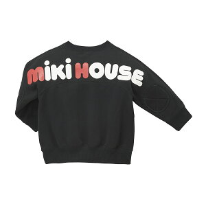 【ミキハウス公式ショップ】ミキハウス mikihouse バックロゴトレーナー<80cm・90cm・100cm・110cm・120cm・130cm・140cm・150cm>ベビー服 キッズ 子供服 こども 男の子 女の子 トップス 長袖 リンクコ