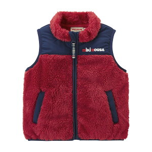 【30日限定ポイント5倍!】【ミキハウス公式ショップ】ミキハウス mikihouse シープフリースベスト<80cm・90cm・100cm・110cm・120cm・130cm・140cm・150cm> ベビー服 キッズ 子供服 こども 男の子 女の