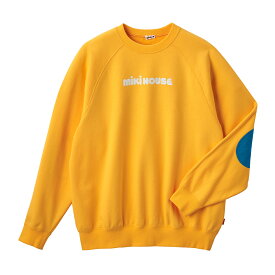 ＼WEB限定／【ミキハウス公式ショップ】ミキハウス mikihouse【WEB限定】ロゴトレーナー（大人用）＜S(155-165cm)・M(165-175cm)・L(175-185cm)＞ レディース 男女兼用 長袖 ペア リンクコーデ 親子ペア スウェット ロゴ 裏毛パイル