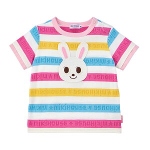 \2025新作/【ミキハウス公式ショップ】ミキハウス mikihouse 半袖Tシャツ<80cm・90cm・100cm・110cm・120cm・130cm> ベビー服 キッズ 子供服 こども 男の子 女の子 半そで キャラクター