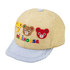 【ミキハウス公式ショップ】ミキハウス mikihouse キャップ（帽子）＜S(48-50cm)・M(50-52cm)・L(52-54cm)＞ ベビー キッズ 男の子 女の子 帽子 日よけ 紫外線対策 おでかけ UVカット 紫外線対策