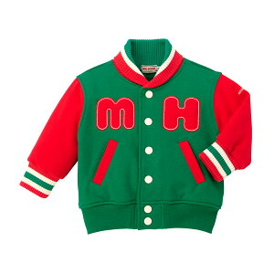 \2025新作/【ミキハウス公式ショップ】ミキハウス mikihouse ジャンパー<80cm・90cm・100cm・110cm・120cm・130cm> ベビー服 キッズ 子供服 こども 男の子 女の子 長袖 羽織もの はおりもの ロゴ 裏