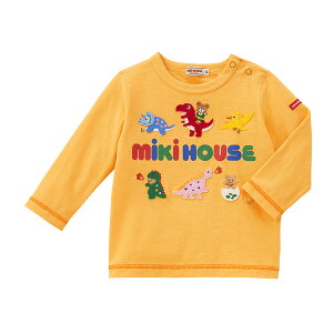 【アウトレット】【ミキハウス公式ショップ】ミキハウス mikihouse 長袖Tシャツ<80cm・90cm・100cm・110cm・120cm・130cm> ベビー服 キッズ 子供服 こども 男の子 女の子 長そで