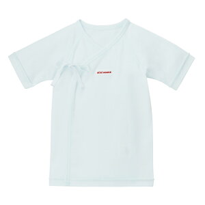 【30日限定ポイント5倍!】【ミキハウス公式ショップ】ミキハウス mikihouse ピュアベールロゴフライス短肌着<50-60cm・60-70cm> ベビー服 子供服 赤ちゃん 新生児 女の子 男の子 日本製 抗菌 抗