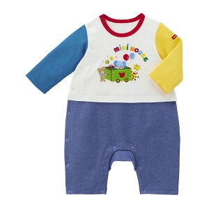 【ポイント5倍!10/27 9:59まで】【ミキハウス公式ショップ】ミキハウス mikihouse カバーオール<70cm・80cm> ベビー服 子供服 ロンパース 女の子 男の子 赤ちゃん 新生児 ギフト お祝い プレゼン