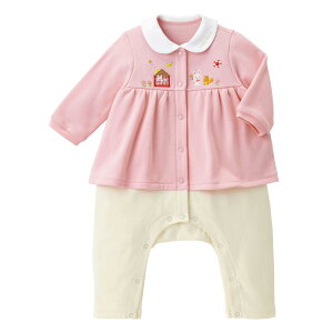 【ポイント5倍!10/27 9:59まで】【ミキハウス公式ショップ】ミキハウス mikihouse カバーオール(70cm・80cm) ベビー服 子供服 ロンパース 女の子 男の子 赤ちゃん 新生児 ギフト お祝い プレゼント