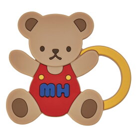 【ミキハウス公式ショップ】ミキハウス mikihouse 歯がため（くま型） ベビー用品 ベビー 赤ちゃん 歯固め ギフト お祝い プレゼント 男の子 女の子 子供 キッズ はみがき デンタルケア 歯磨き ハブラシ 歯ブラシ ベビーハブラシ