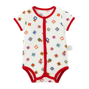 \2025新作/【ミキハウス公式ショップ】ミキハウス mikihouse ピュアベール半袖前あきニットガーゼボディシャツ<60cm・70cm> ベビー服 子供服 ロンパース 女の子 男の子 赤ちゃん 新生児 抗菌