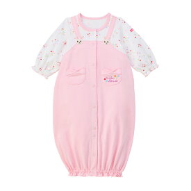 ＼2025新作／【ミキハウス公式ショップ】ミキハウス mikihouse ツーウェイオール＜50-70cm＞ ベビー服 子供服 ロンパース 女の子 男の子 赤ちゃん 新生児 ギフト お祝い プレゼント 出産祝い 出産準備 カバーオール 通年 綿 長袖 2way