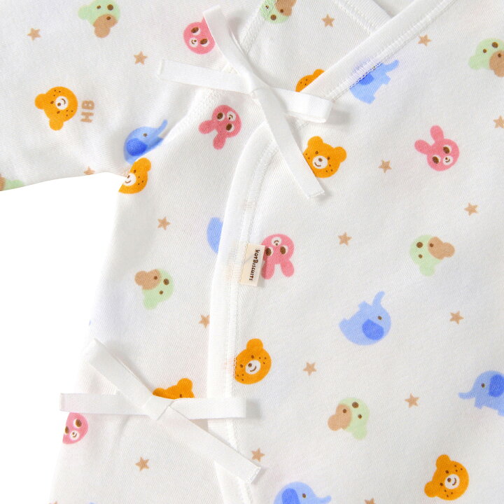 楽天市場 ミキハウス ホットビスケッツ Mikihouse キャラクター フライス素材のコンビ肌着 50cm 60cm ベビー服 子供服 赤ちゃん 女の子 男の子 日本製 ミキハウス公式楽天ショップ
