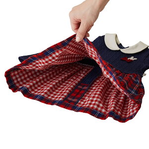 楽天市場 ミキハウス Mikihouse チェックスカートワンピース 110cm 1cm ベビー服 キッズ 子供服 こども おでかけ 女の子 長袖 ミキハウス公式楽天ショップ