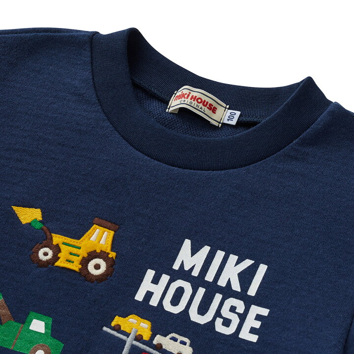 楽天市場】【アウトレット】ミキハウス mikihouse 働く車トレーナー(80cm・90cm・100cm)ベビー 赤ちゃん 子供服 こども キッズ 男の子 長袖 冬服 トップス ネイビー オレンジ : ミキハウス公式楽天ショップ 楽天市場】【アウトレット】ミキハウス mikihouse 働く車トレーナー(80cm・90cm・100cm)ベビー 赤ちゃん 子供服 こども キッズ 男の子 長袖 冬服 トップス ネイビー オレンジ : ミキハウス公式楽天ショップ