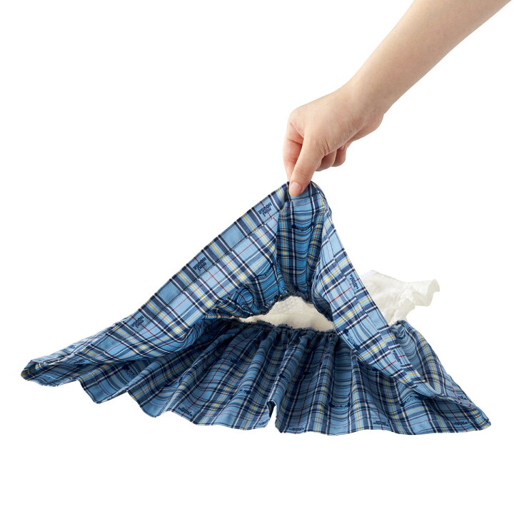 ミキハウス Mikihouse 90cm 半袖ワンピース 子供服 中古 チェック 赤 青