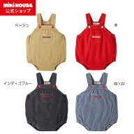 【ポイント5倍！9/15 23:59まで】【ミキハウス公式ショップ】ミキハウス mikihouse ロンパース〈S-M（70c…