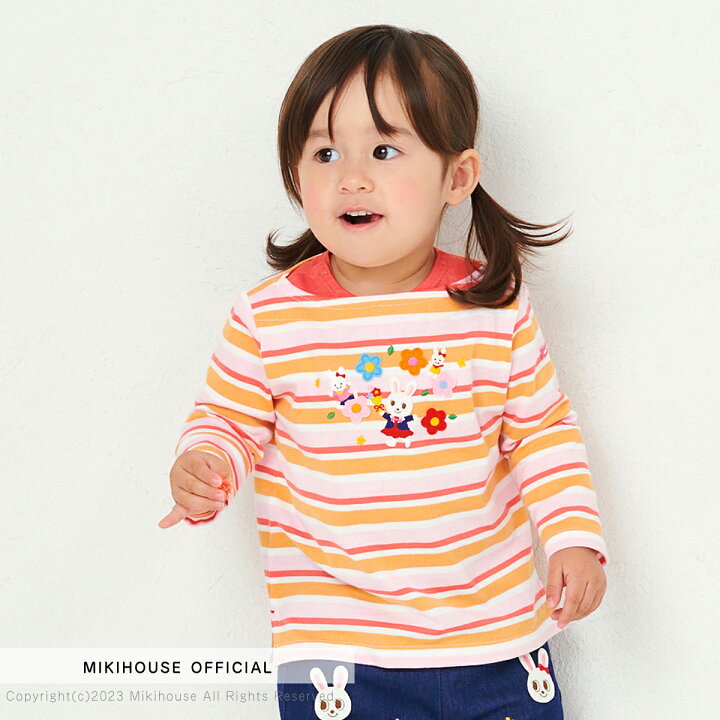 楽天市場】【ミキハウス公式ショップ】ミキハウス mikihouse 長袖T  