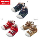 【ミキハウス公式ショップ】ミキハウス mikihouse ファーストベビーシューズ＜12cm・12.5cm・13cm・13.5cm＞ ベビー 赤ちゃん 男の子 女の子 靴 プレゼント 出産祝い 贈り物 ギフト チェック ファーストシューズ 子供靴 歩きはじめ よちよち歩き