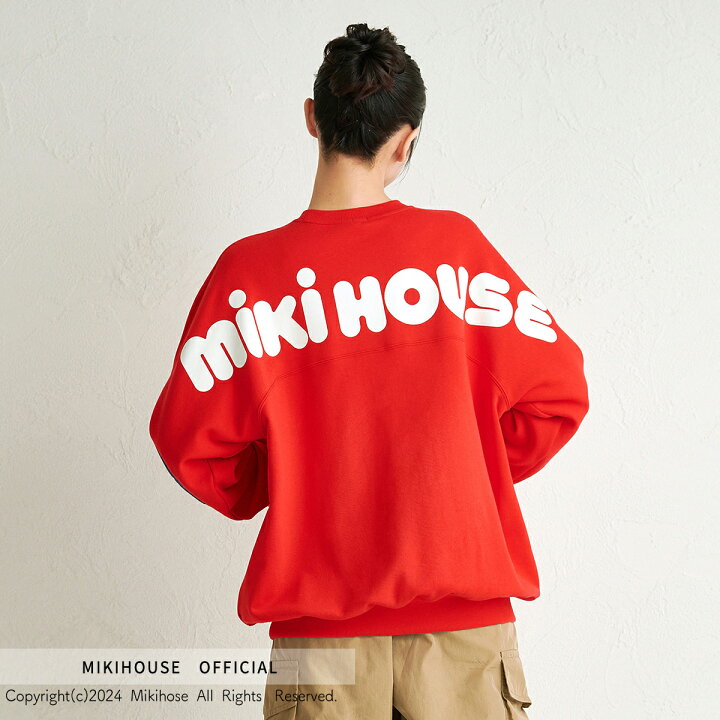新品未使用 MIKI HOUSE 赤 トレーナー 90