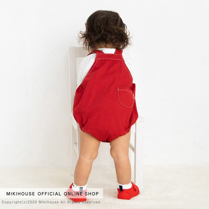 楽天市場 ミキハウス Mikihouse デニムロンパース S M 70cm 90cm ベビー服 子供服 オールインワン 女の子 男の子 プレゼント ギフト ミキハウス公式楽天ショップ