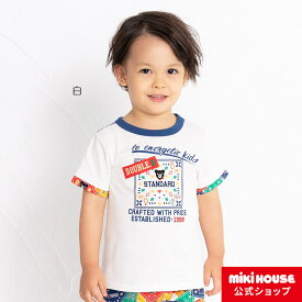 【アウトレット】【ミキハウス公式ショップ】ミキハウス ダブルB mikihouse ペイズリー柄半袖Tシャツ(110cm・120cm・130cm) ベビー服 キッズ 子供服 こども 男の子 女の子 トップス 半そで