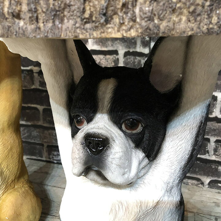 メカブルドック サイドテーブル ミニテーブル アニマル 動物 ソファ  