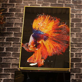 楽天市場 熱帯魚 ベタ アートパネル アートボード 壁紙 装飾フィルム インテリア 寝具 収納の通販