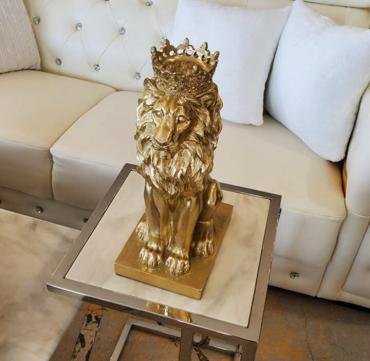 楽天市場】送料無料 インスタ映え ラグジュアリー ライオン Lion 百獣 