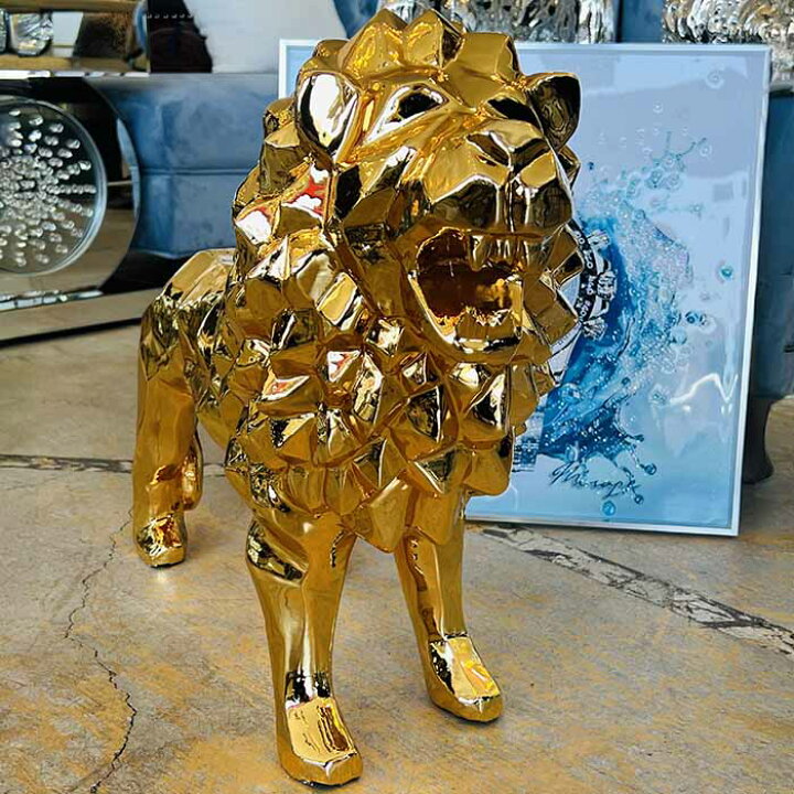 楽天市場】アウトレット 送料無料 ライオン ゴールド 動物 Lion 