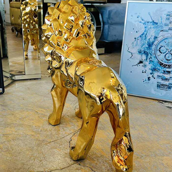 楽天市場】アウトレット 送料無料 ライオン ゴールド 動物 Lion 