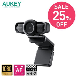 y11/4 20:00-11/11 1:59 }\ ʉizEFuJ }CN Lp AUKEY I[L[ Live Streaming Camera ubN PC-LM3 Io␳ tHD p90° mCYጸ  I[gtH[J