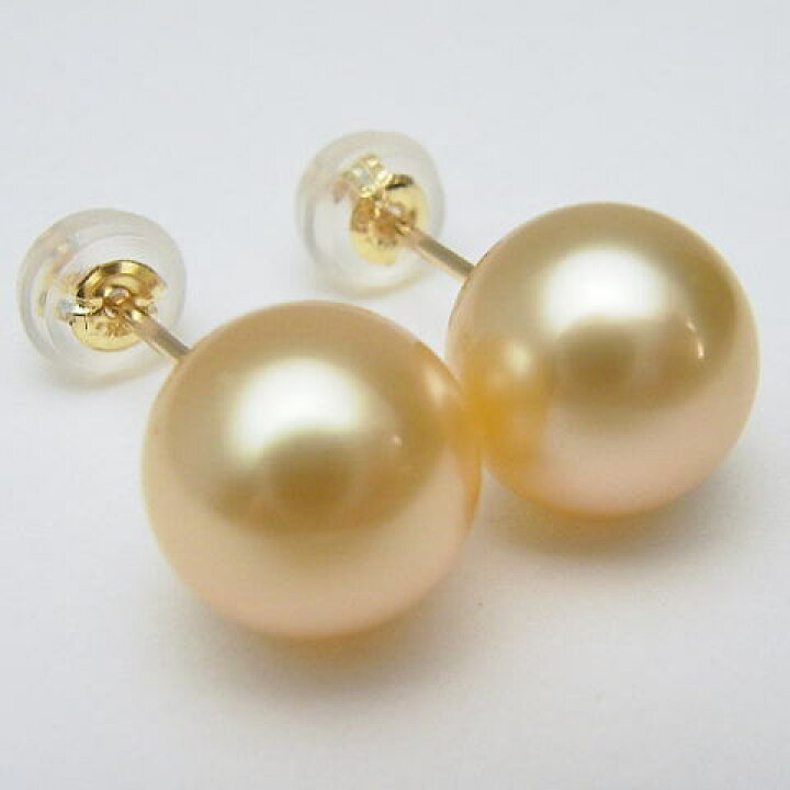 楽天市場】Pt900/K18/K14WG南洋白蝶真珠ピアス【8mm-8.5mm 
