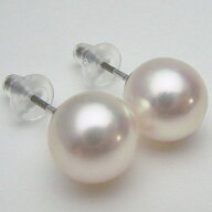 アコヤ真珠ピアス【8mm-8.5mm】(チタン)　ewr-7021 【メール便送料無料】【激安】(真珠ピアス あこや本真…