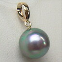 K18/K14WGアコヤ真珠ペンダントトップ(グレー系)【9mm-9.5mm】【越物】【激安】pwu-7069 【メール便送料無料】(あこや本真珠 ペンダント アコヤ本真珠 ペンダント あこや真珠 ペンダント 本真珠 和珠 伊勢志摩 越し物 パールペンダント トップ 18金 プレゼント 花珠級)