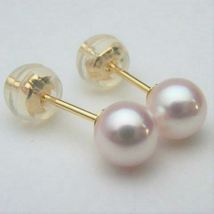 楽天市場】Pt900/K18/K14WGアコヤ真珠ピアス【4.5mm-5mm】【花珠級 