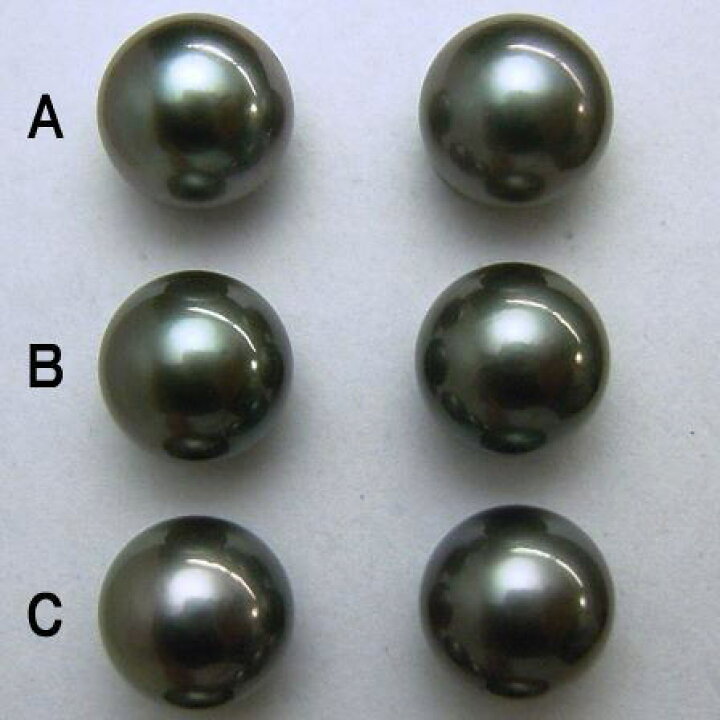 楽天市場】Pt900/K18/K14WGタヒチ黒蝶真珠ピアス(イヤリング)【9.5mm  