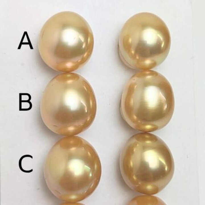 楽天市場】K18南洋白蝶真珠ピアス(ナチュラルゴールド)【11mm-12mm  