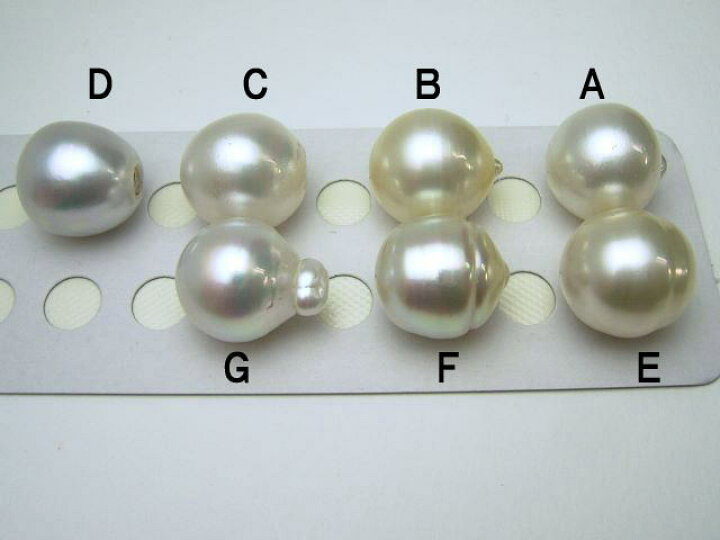 楽天市場】K18/K14WG南洋白蝶真珠ペンダントトップ【16mm-17mm】【訳 