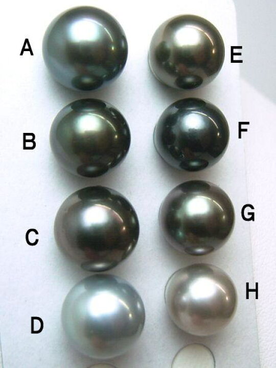 楽天市場】K18/K14WGタヒチ黒蝶真珠ペンダントトップ【11mm-12mm 