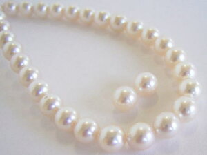 真珠 パール 結婚式 葬式 アコヤ真珠ネックレス&ピアス(イヤリング)2点セット【7mm-7.5mm】【送料無料】swk-5259(あこや真珠 和珠 あこや本真珠 アコヤ本真珠 本真珠 パール 成人式のお祝いに