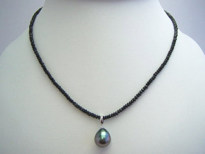 楽天市場】K18/K14WGタヒチ黒蝶真珠ペンダントトップ＆ブラック  