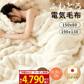 【楽天1位★SSクーポン+2で4,520円～】ふわとろ毛布 電気毛布 掛け敷き 日本製炭素繊維ヒーター 電気ブランケット 極上ふわとろ 毛布ブランケット 大判 もこもこ ふわふわ シングル 即暖 保温 電気毛布 ひざ掛け シングル 抗菌 ダニ退治 洗える ダブル 厚手 あったかい