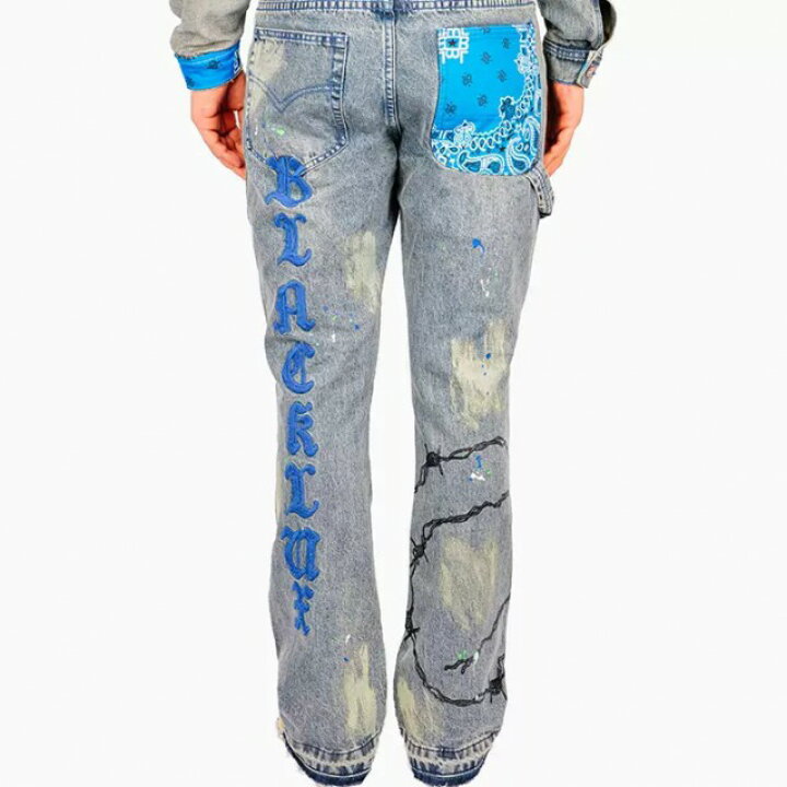 楽天市場】【月間優良ショップ】EVAE MOB × BLACK LUX PAINTING DENIM 
