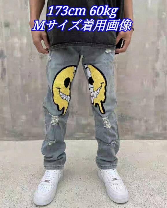 楽天市場】【月間優良ショップ】メンズ ワッペンデニム デニム パンツ 